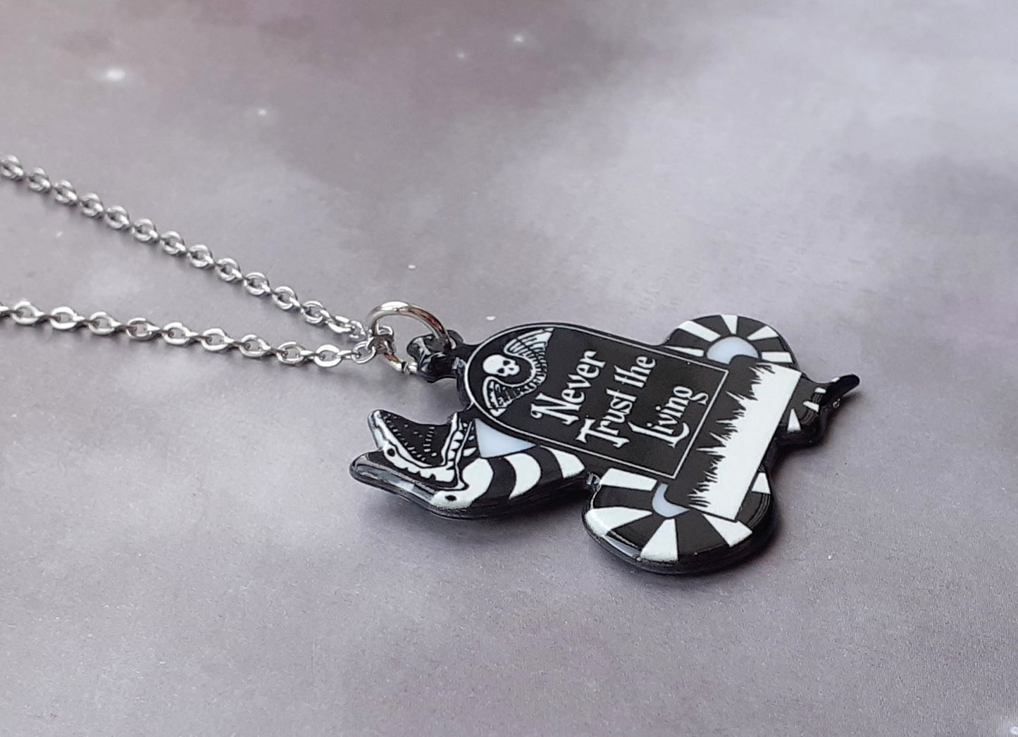 Sandworm Gravestone Necklace
