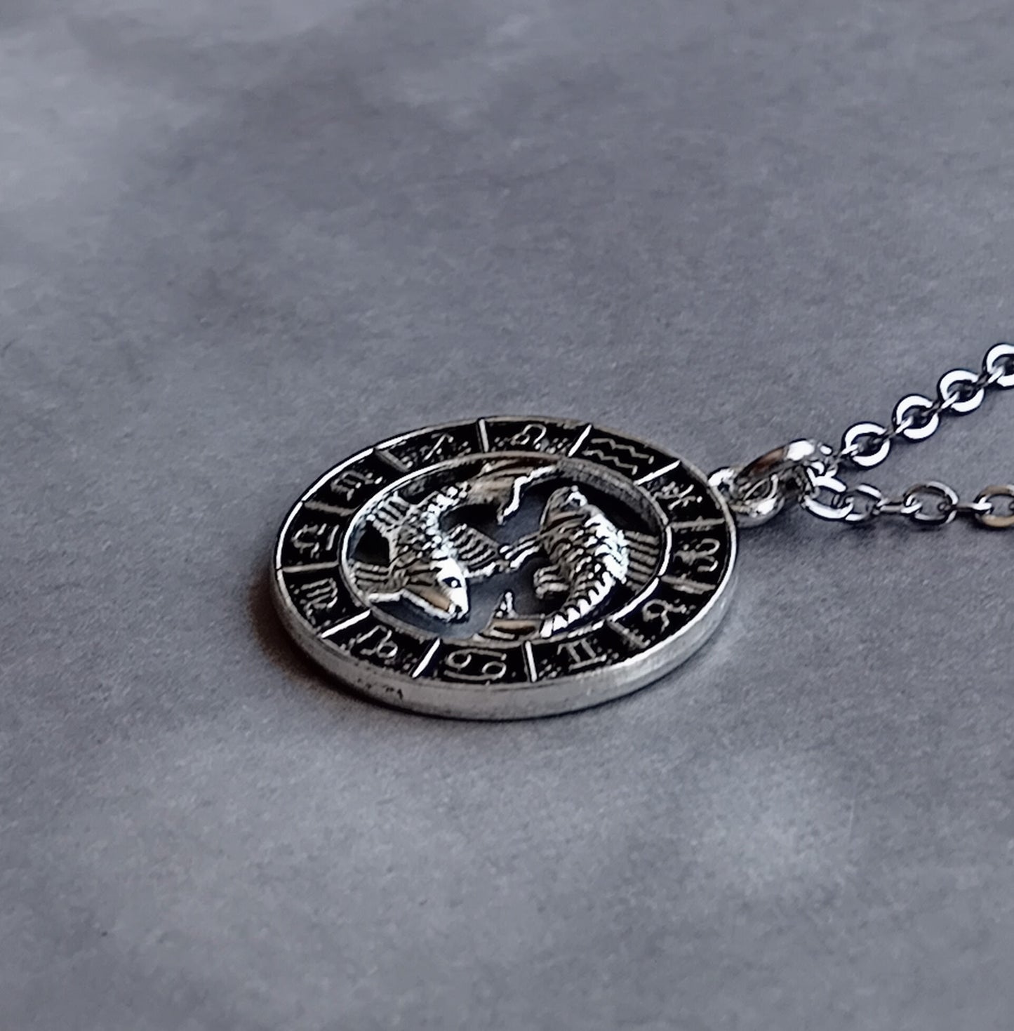 Pisces Birth Sign Necklace