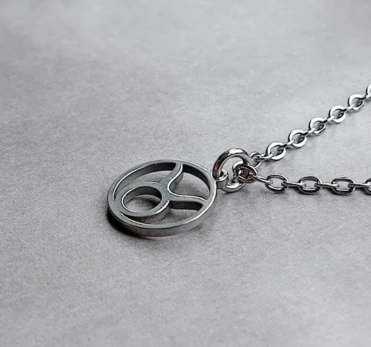 Taurus Steel Necklace