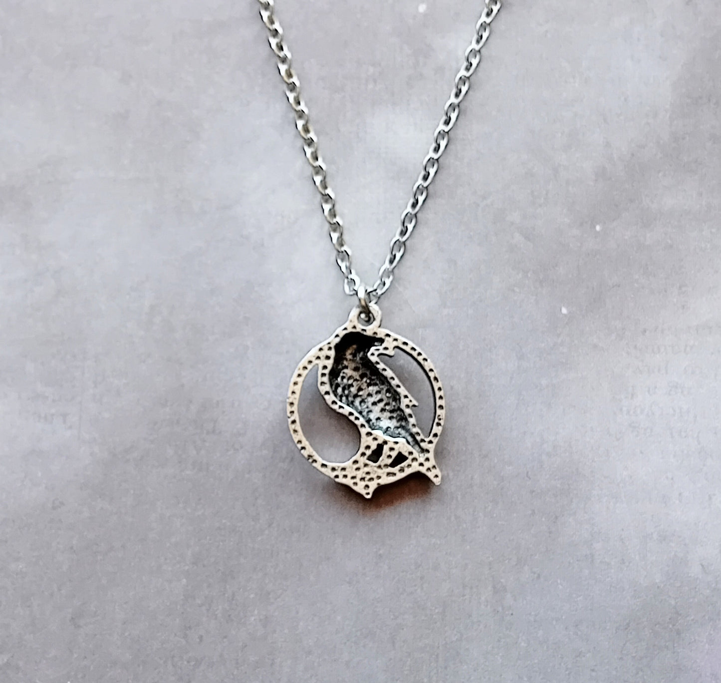 Circular Raven Necklace