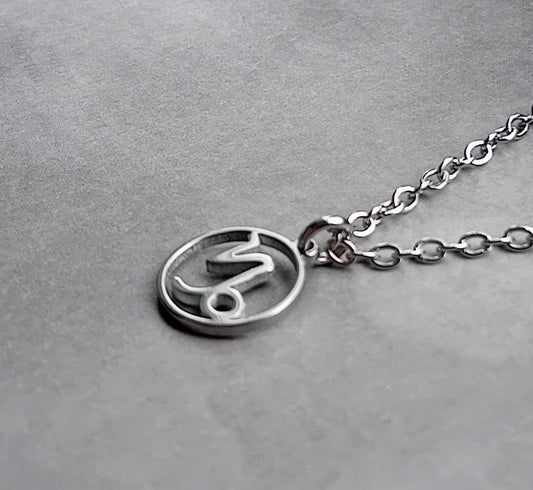 Capricorn Steel Necklace