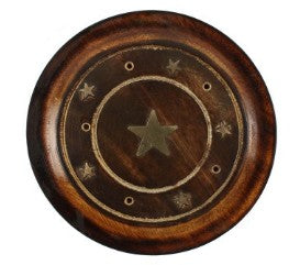 Star Round Plate Wooden Ashcatcher