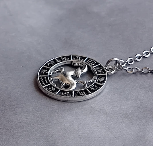 Capricorn Birth Sign Necklace