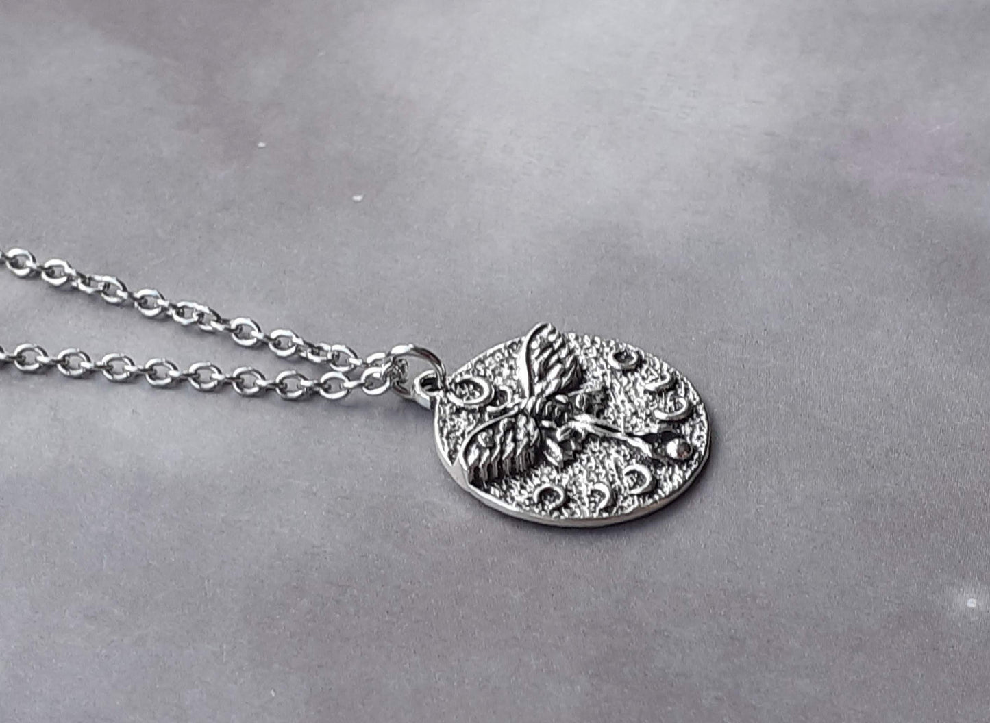 Lunar Moth Necklace