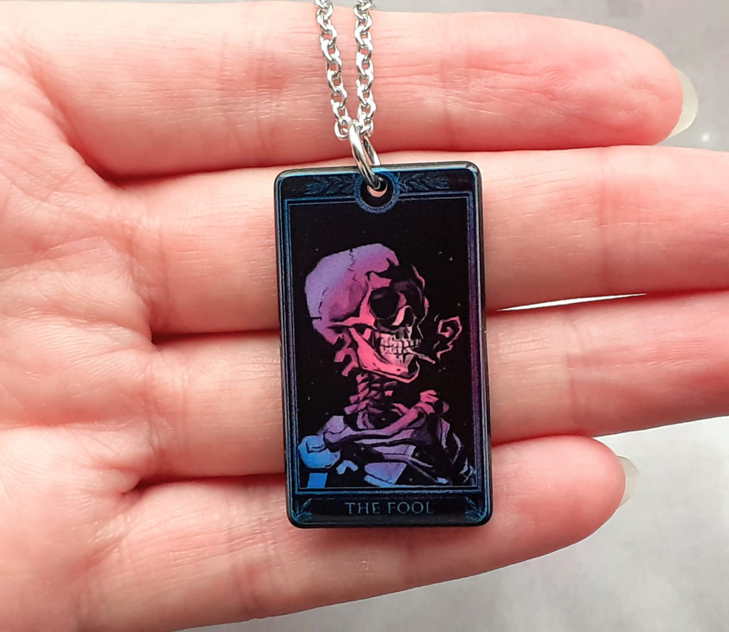 The Fool Tarot Card Necklace