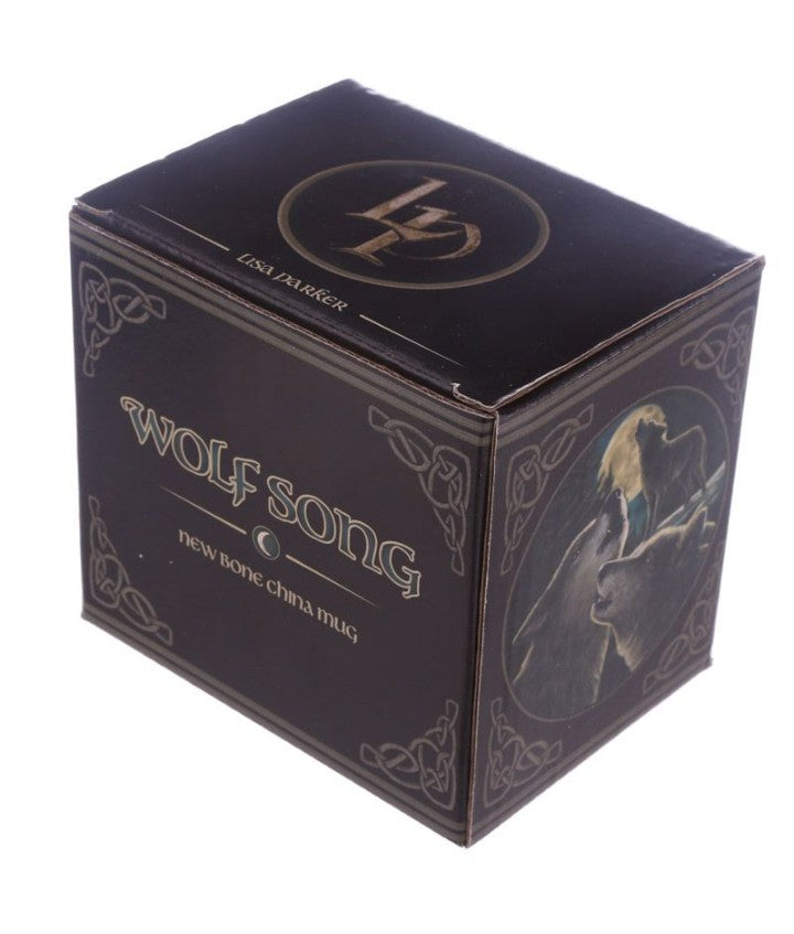 Wolf Song Mug by Lisa Parker