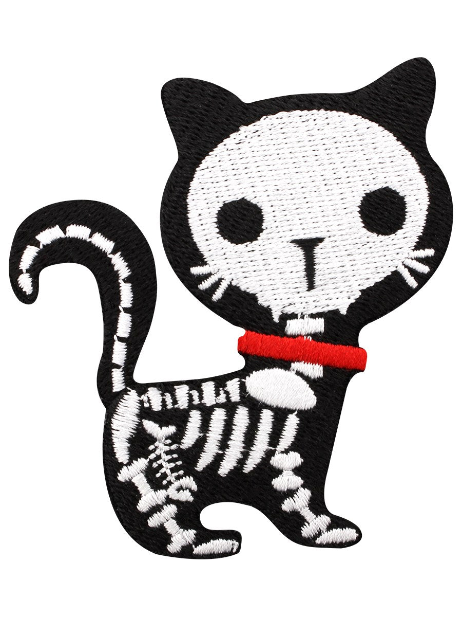 Skeleton Cat Patch