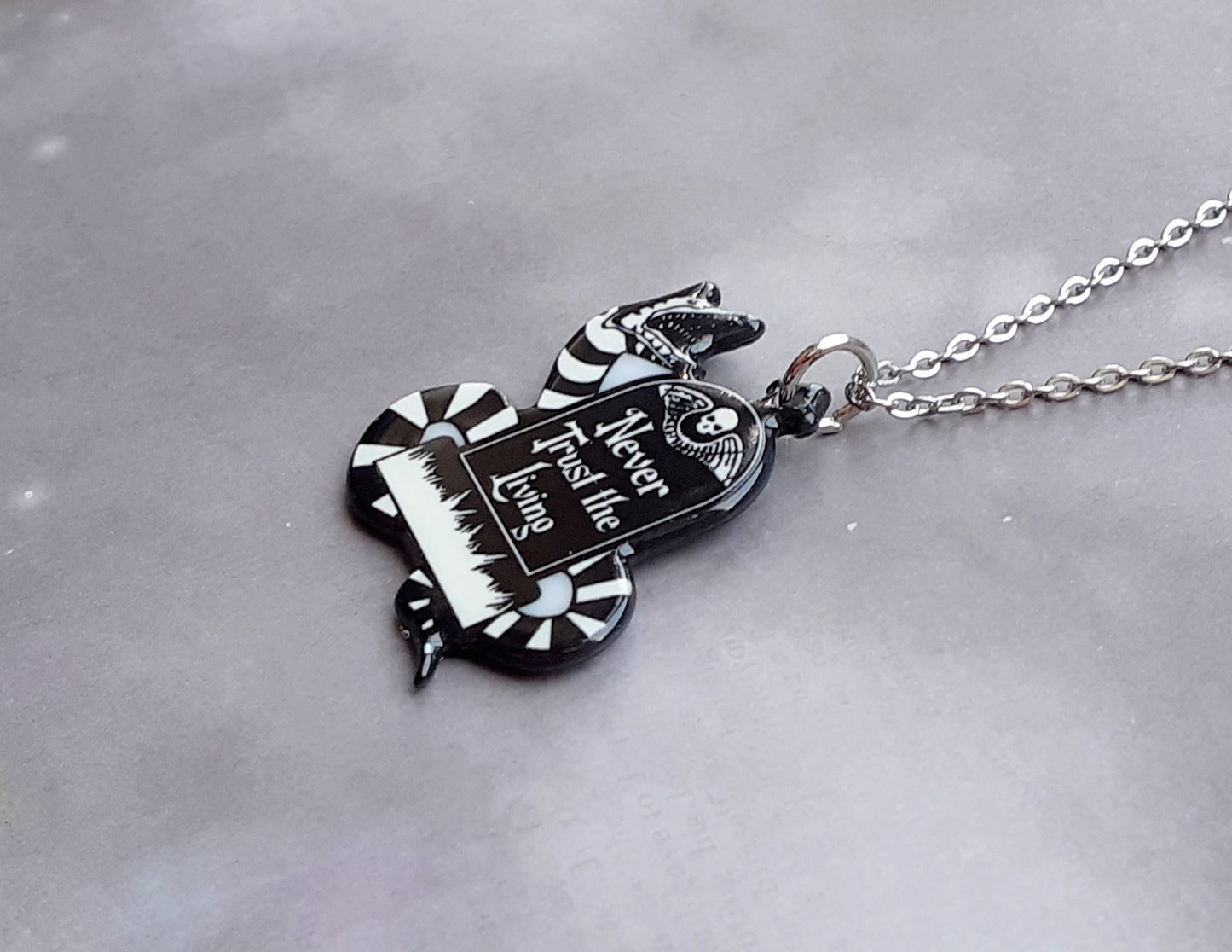 Sandworm Gravestone Necklace