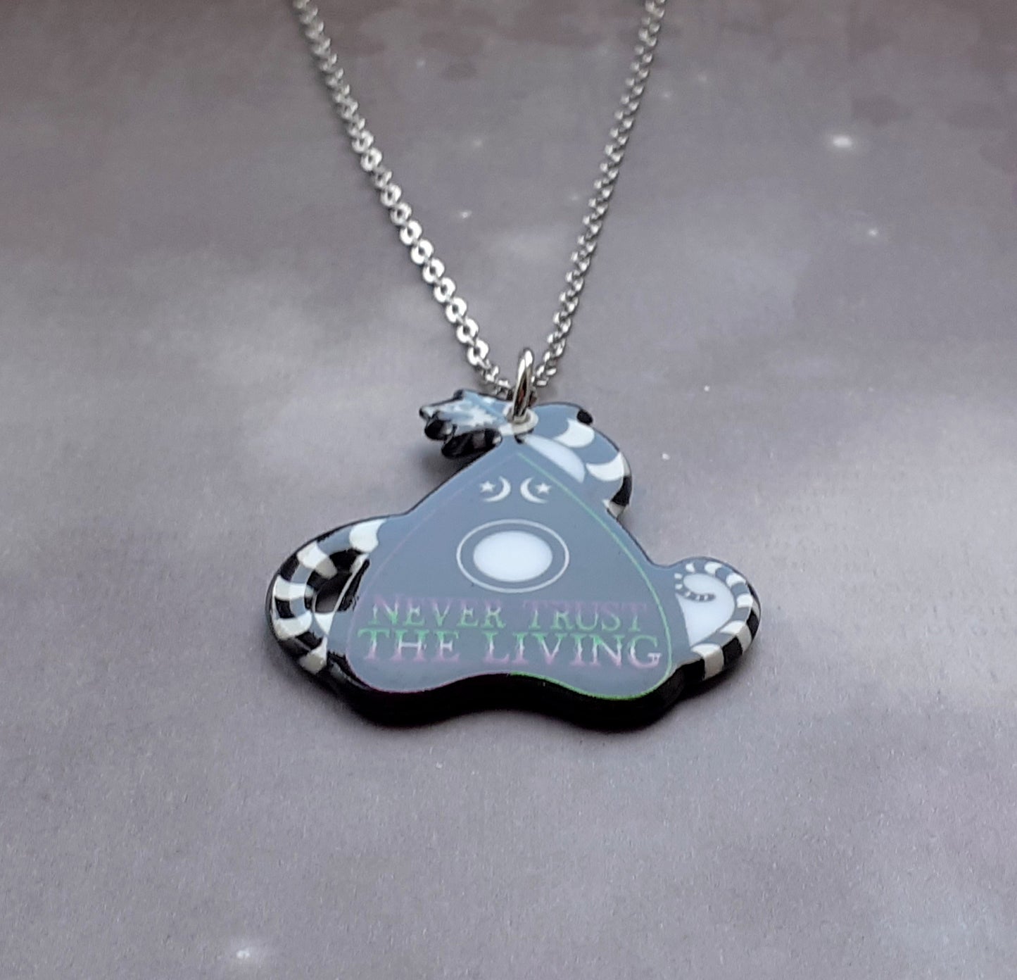 Sandworm Planchette Beetlejuice Necklace