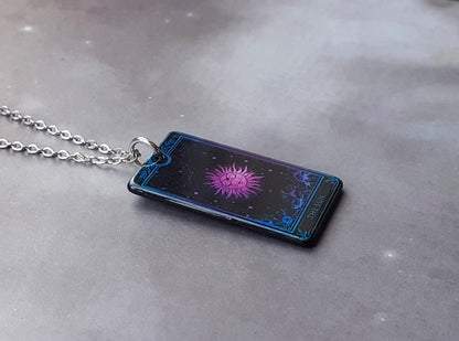 The Sun Tarot card Necklace