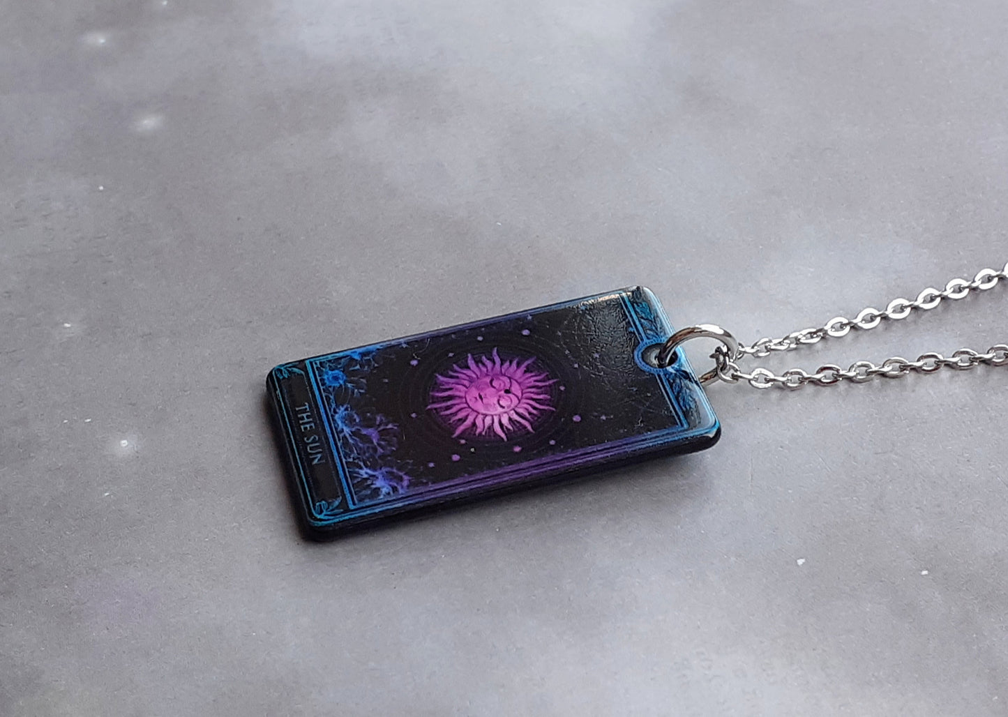 The Sun Tarot card Necklace