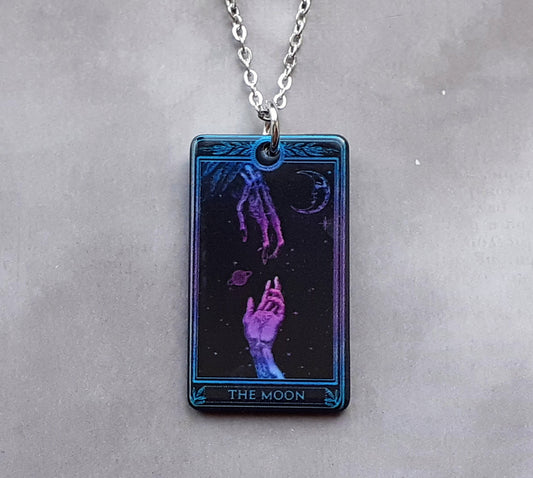 The Moon Tarot Necklace