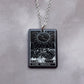 Black Tarot Necklace  - The Moon