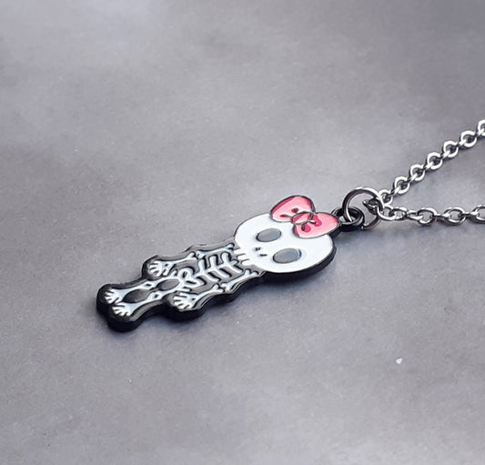 Girly Skeleton Necklace