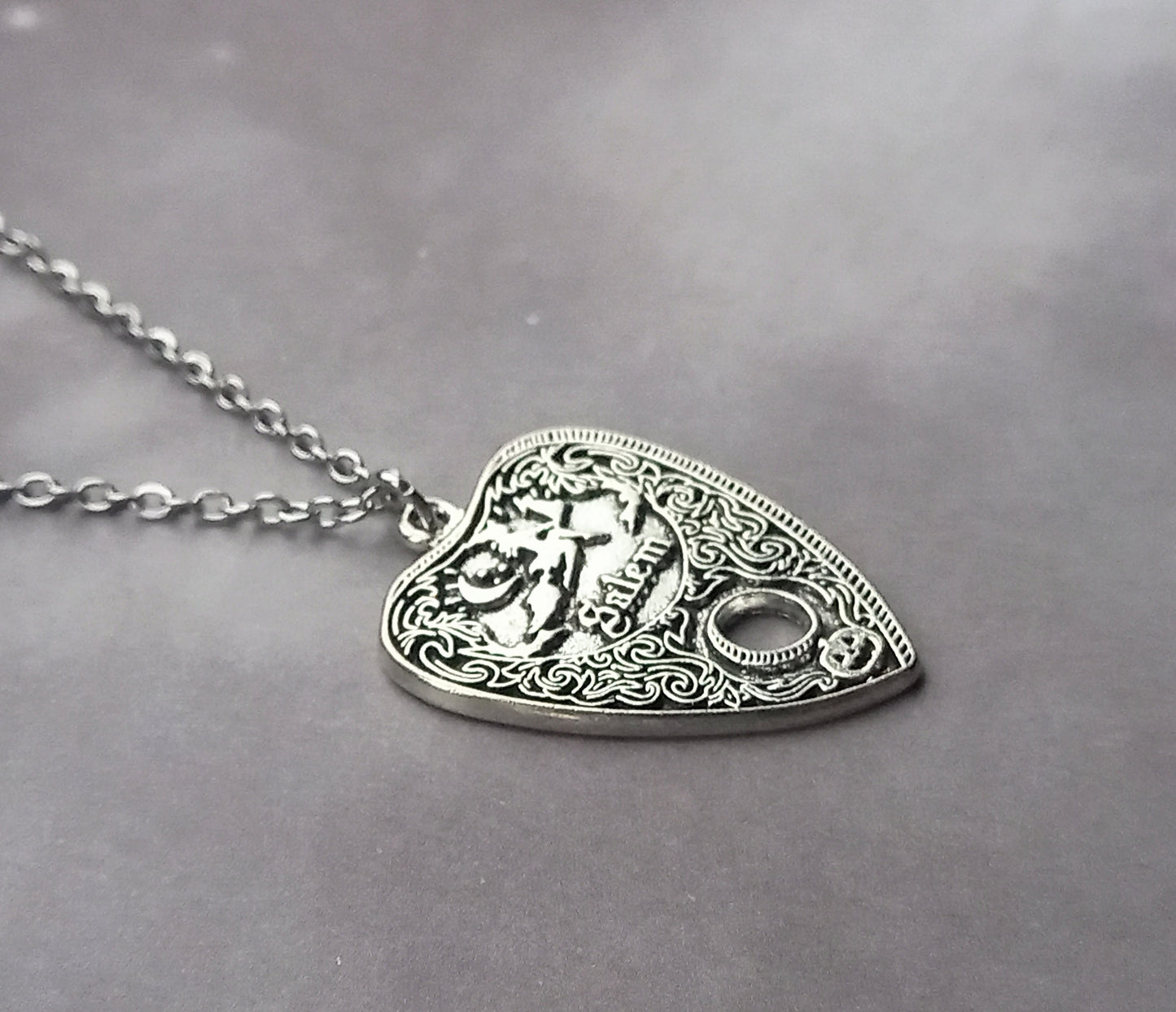 Salem Witchcraft Planchette Necklace