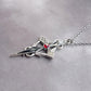 Black and Red Vampire Cross Necklace