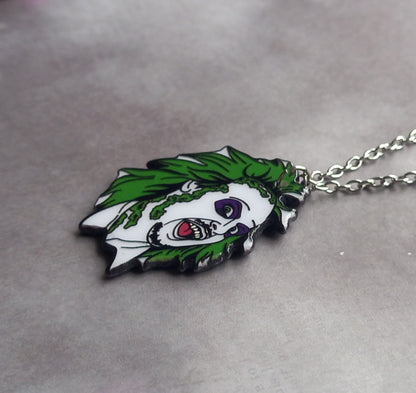 Beetlejuice Acrylic Necklace