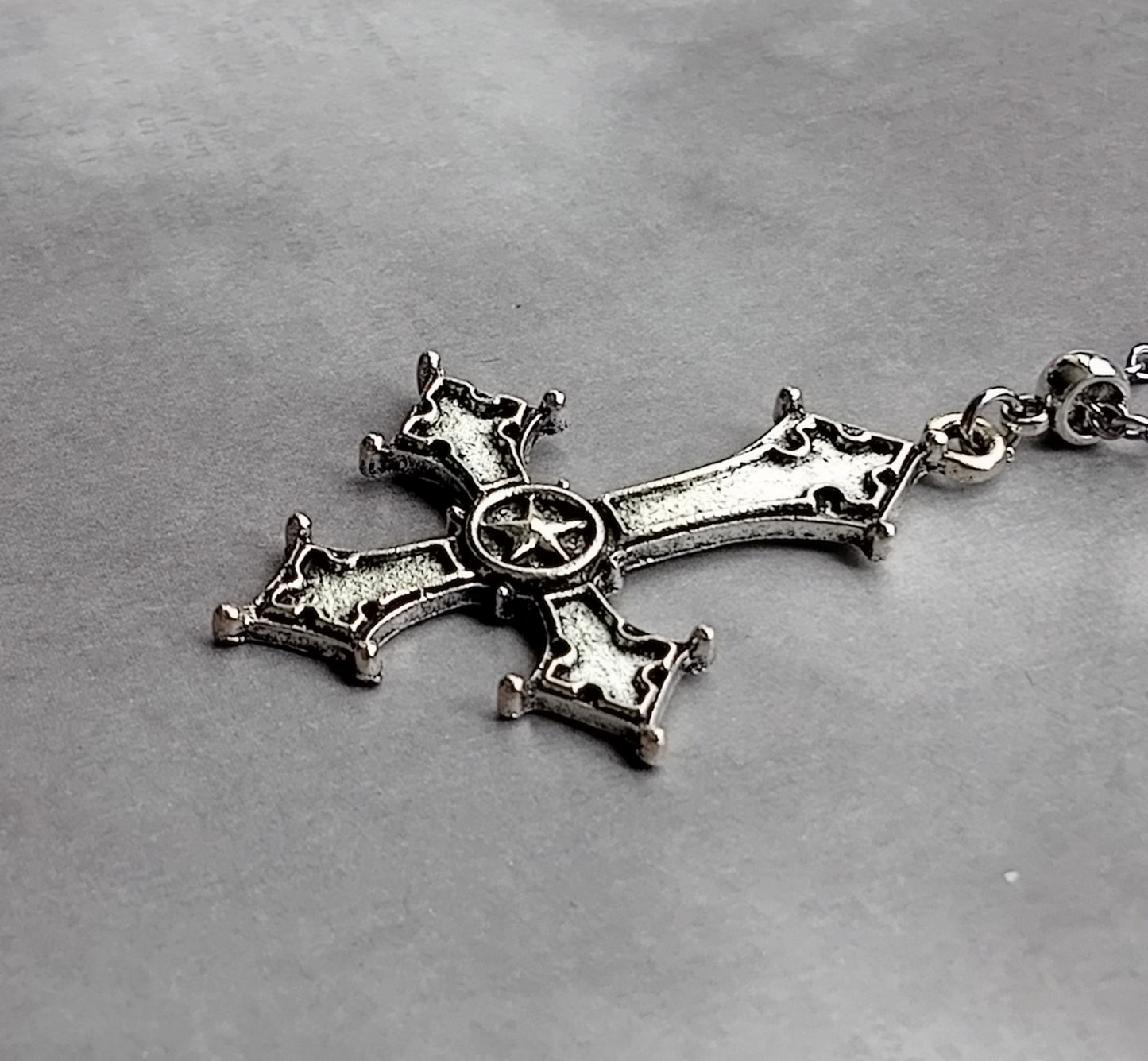 Inverted Cross Necklace