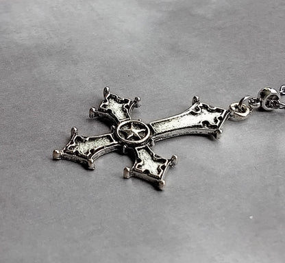 Inverted Cross Necklace