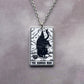 Cat Tarot Necklace- The Hanged Man