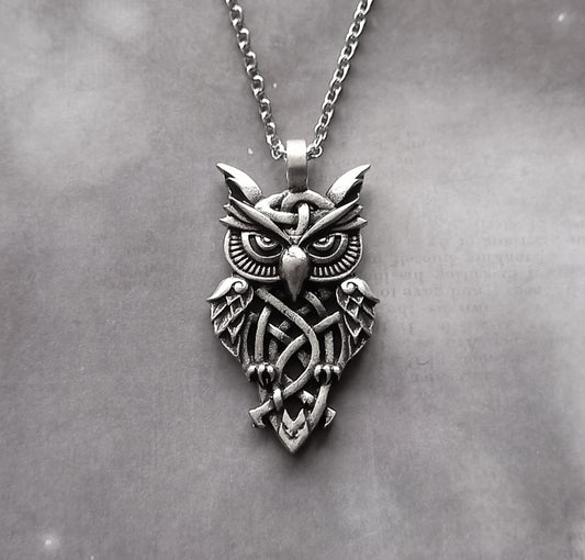 Celtic Owl Necklace
