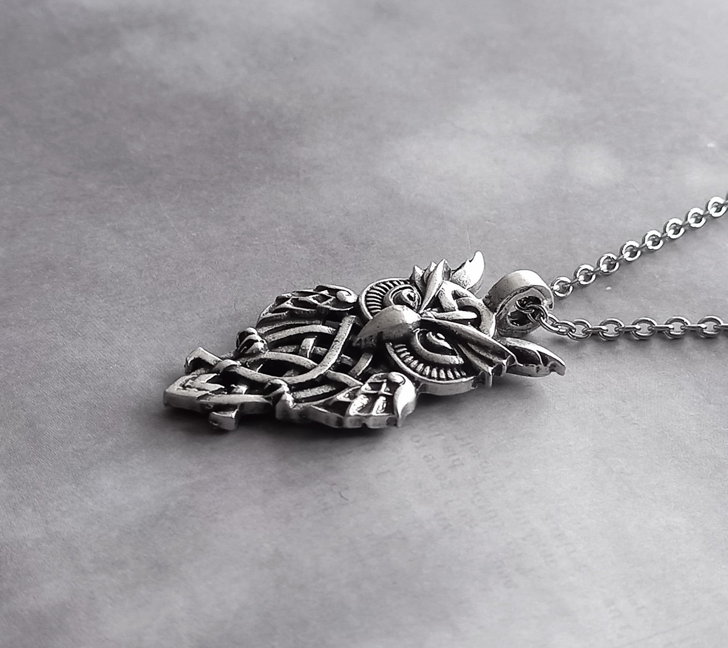 Celtic Owl Necklace