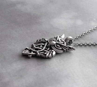 Celtic Owl Necklace