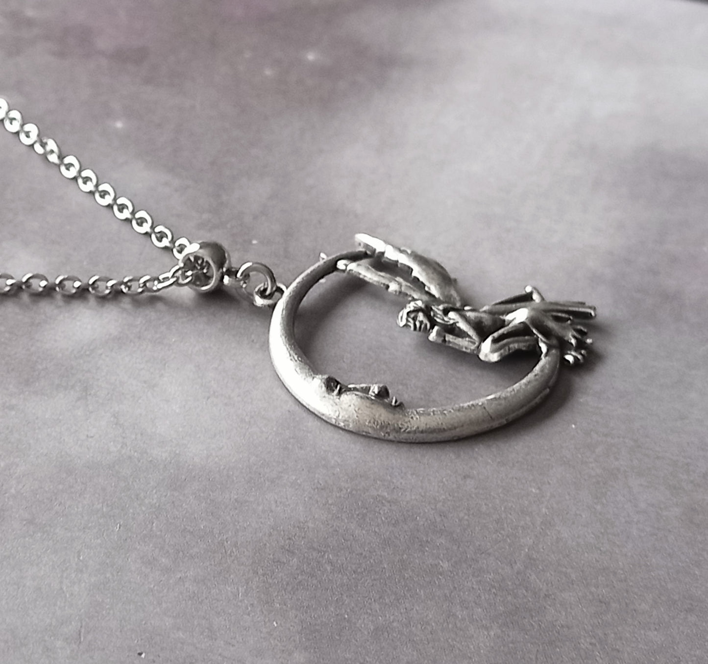 Moon and Fairy Necklace
