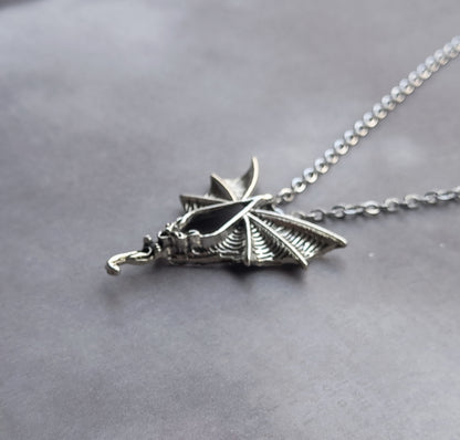 Flying Bat Necklace