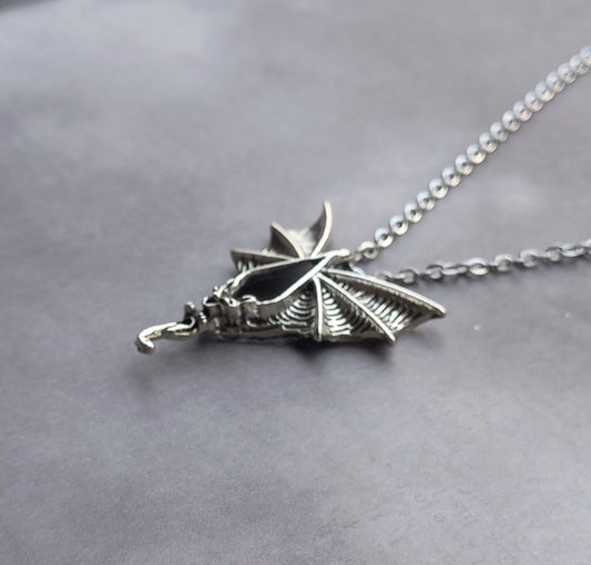 Flying Bat Necklace
