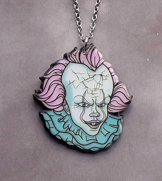 Pennywise Acrylic Necklace