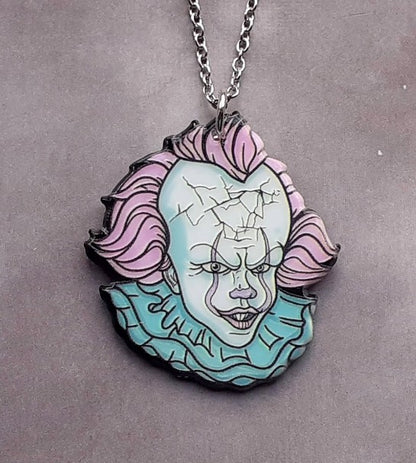 Pennywise Acrylic Necklace