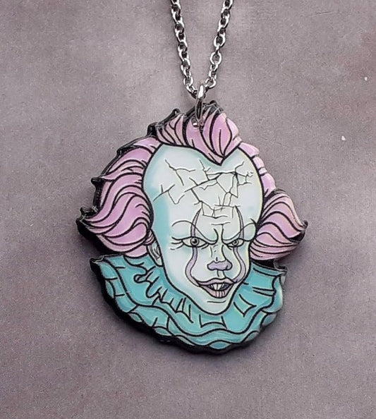 Pennywise Acrylic Necklace
