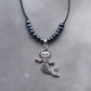 Grey Mermaid Cat Cord Necklace