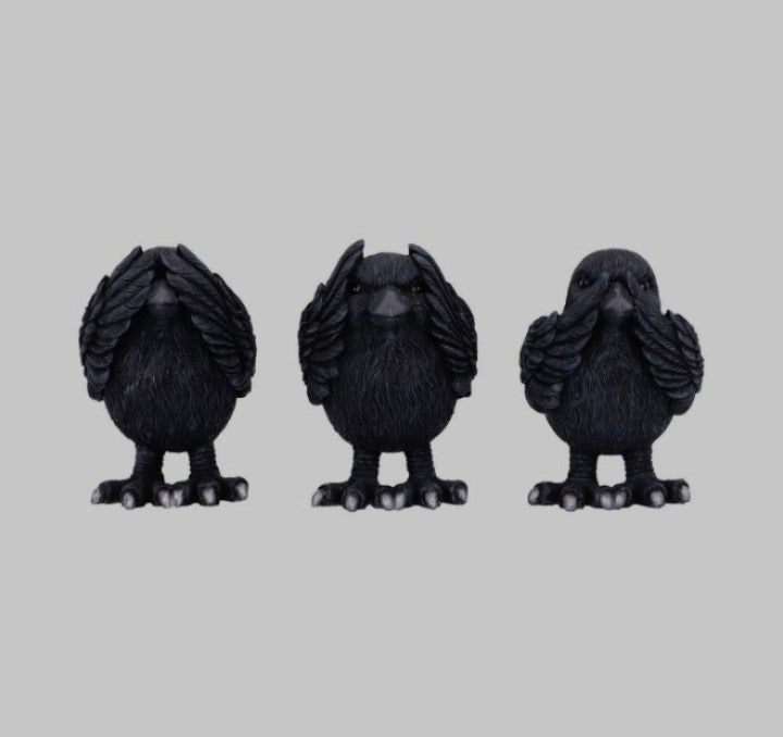 Three Wise Ravens by Nemesis Now