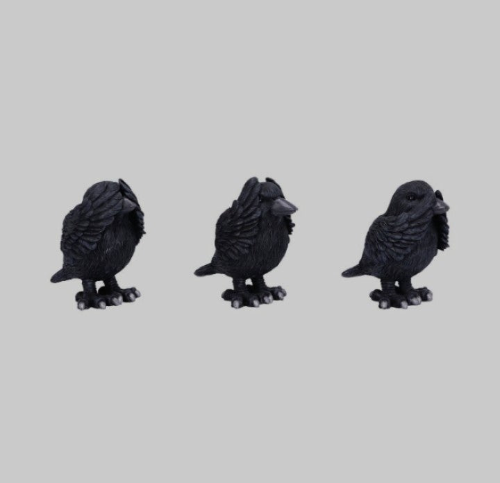 Three Wise Ravens by Nemesis Now