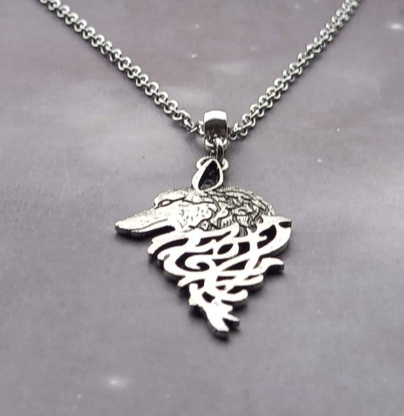 Celtic Wolf Necklace
