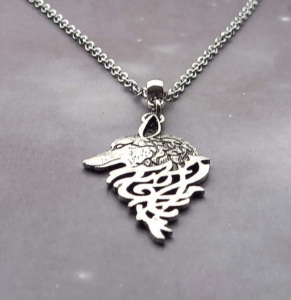 Celtic Wolf Necklace