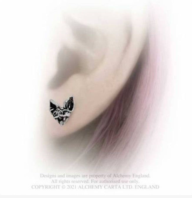 Cauchemar Stud Earrings by Alchemy England