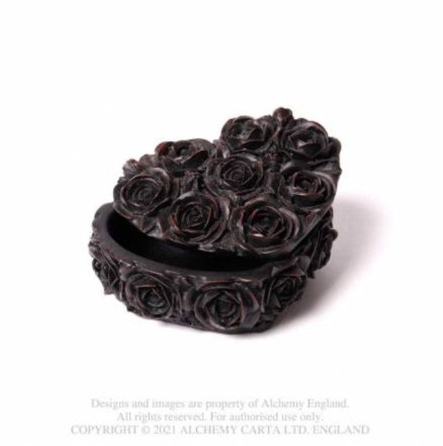 Rose Heart Treasure Box by Alchemy England