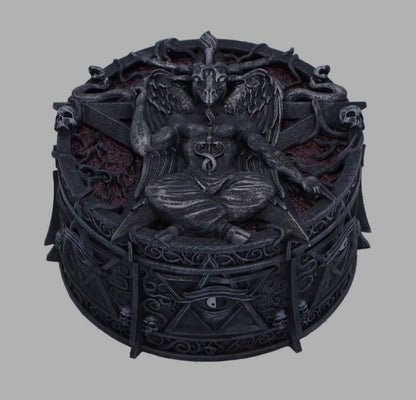 Hoard of the Baphomet Circular Box by Nemesis Now