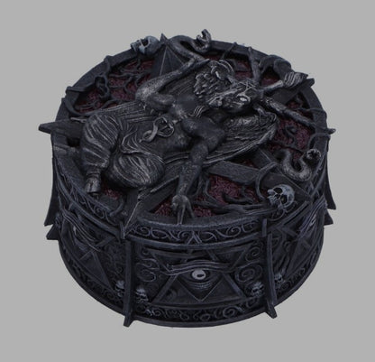 Hoard of the Baphomet Circular Box by Nemesis Now