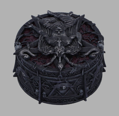Hoard of the Baphomet Circular Box by Nemesis Now