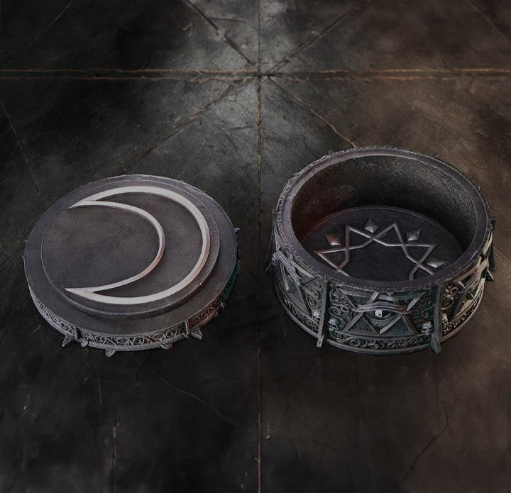 Hoard of the Baphomet Circular Box by Nemesis Now
