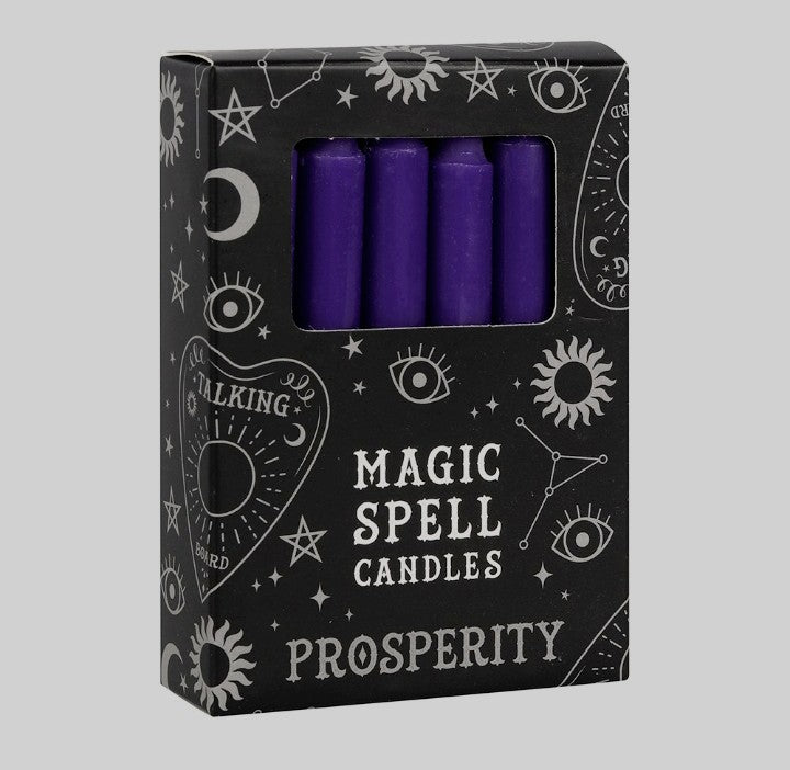 Purple Magic Spell Candles (Prosperity)