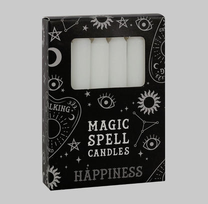 White Magic Spell Candles (Happiness)