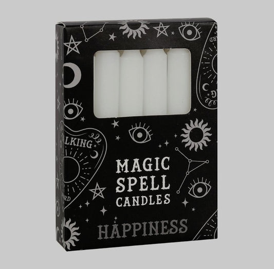 White Magic Spell Candles (Happiness)