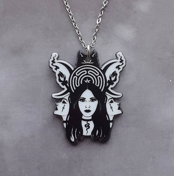 Three Witches Hecate Necklace