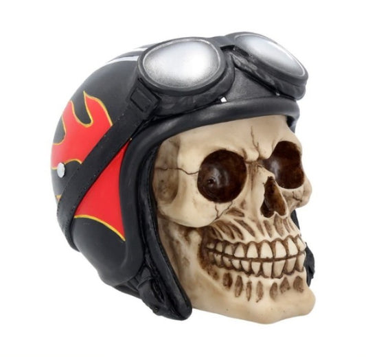 Hell Fire Skull by Nemesis Now
