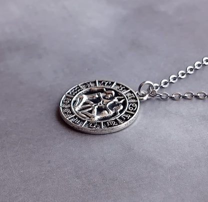 Gemini Birth Sign Necklace